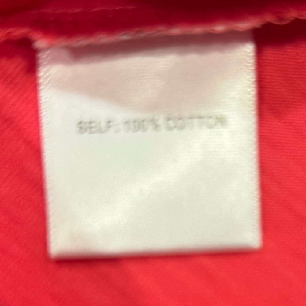 JANE & DELANCEY Vibrant Coral Double Ruffle Short Sleeve Cotton Blouse NWT 1X - Picture 11 of 11